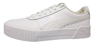 Puma Carina L Damenschuhe Schnürschuhe Sportive Sneaker Weiß