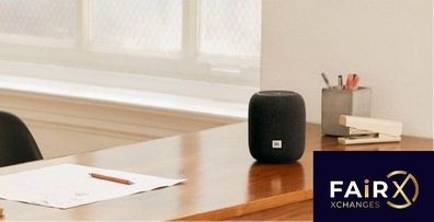 JBL Link Music Schwarz WLAN-Laut­spre­cher