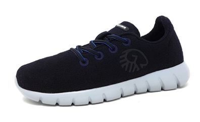 Giesswein Merino Runner Damenschuhe Schnürschuhe Sportive Schnürer Blau