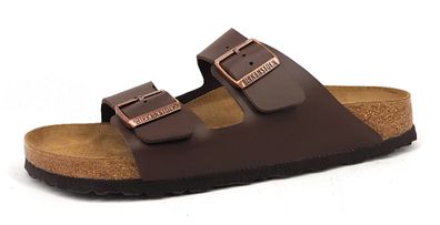 Birkenstock Arizona Damenschuhe Hausschuhe Pantolette Braun Freizeit