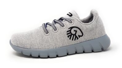 Giesswein Merino Wool Runner Damenschuhe Sneaker Grau