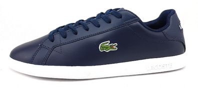 Lacoste Graduate BL 1 SMA Damenschuhe Sneaker Low Sneaker Blau Freizeit