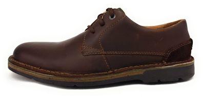 Clarks Edgewick Plain Herrenschuhe Freizeitschuhe Schnürer Braun Freizeit