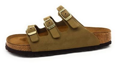 Birkenstock Florida Fresh Damenschuhe Hausschuhe Pantolette Braun Freizeit