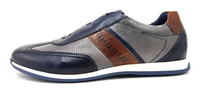 Bugatti Tomeo Herrenschuhe Sneaker Slipper Blau Freizeit