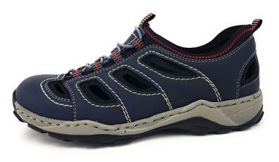 Rieker Herrenschuhe Slipper Slipper Blau Freizeit