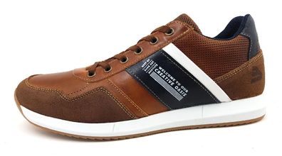 Bullboxer Herrenschuhe Sneaker sportlicher Schnürer Braun Freizeit