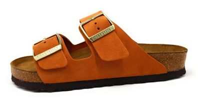 Birkenstock Arizona Damenschuhe Hausschuhe Pantolette Braun Freizeit