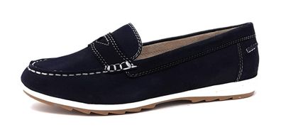 Jana Da.-Slipper Damenschuhe Halbschuhe Mokassin Blau