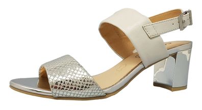 Caprice Damenschuhe Sandalette Silber