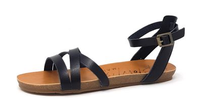 Blowfish Damenschuhe Sandalen Flach Sandalette Schwarz