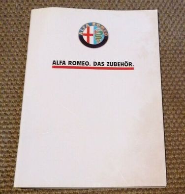 Autoprospekt Alfa Romeo DAS Zubehör