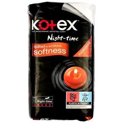 Kotex Maxi Night Time Damenbinden 10 Stück