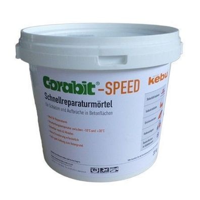 Kebu Corabit Speed Reparaturmörtel für Betonflächen, gebrauchsfertig
