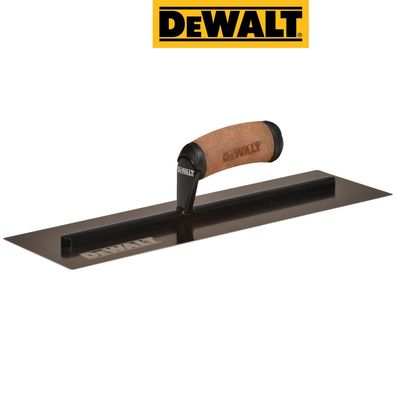 DeWalt 16" Glätt- Gipserkelle Edelstahl Leder Griff 120x406x0,7mm flach 2-963