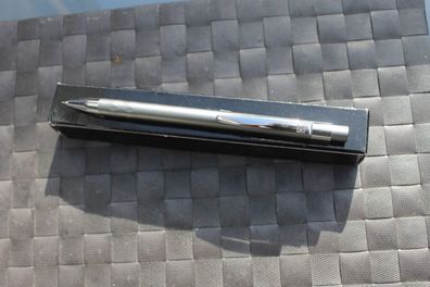Druckbleistift, Bleistift 0,7 mm; Aluminium, titanfarben, rutschfeste Griffzone
