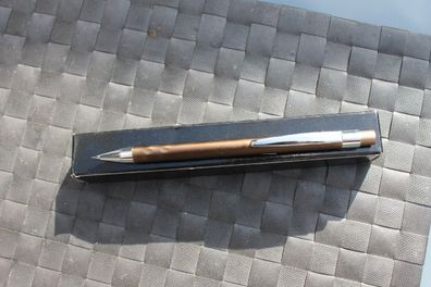 Druckbleistift, Bleistift 0,7 mm; Aluminium, moccafarben