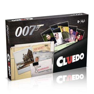 Winning Moves - Cluedo James Bond Brettspiel Gesellschaftsspiel 007 Spiel Agent