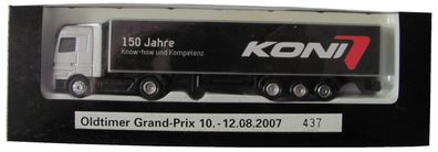 Koni - 150 Jahre Know how & Kompetenz - Aufkleber Oldtimer Grand Prix - MB Actros