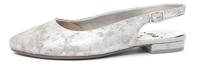 Jana Damenschuhe Pumps Sling Sandale Metallic Freizeit