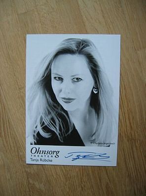 Ohnsorg Theater Schauspielerin Tanja Rübcke - handsigniertes Autogramm!!!