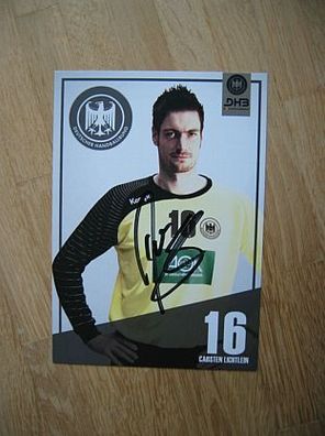 DHB Handball Nationalmannschaft Carsten Lichtlein - handsigniertes Autogramm!!!
