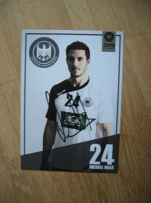 DHB Handball Nationalmannschaft Michael Haaß - handsigniertes Autogramm!!!