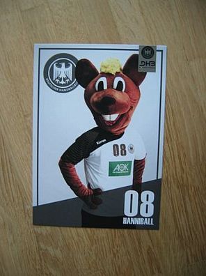 DHB Handball Nationalmannschaft Hanniball - Autogrammkarte!!!