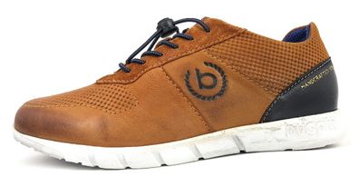 Bugatti Bambola Herrenschuhe Sneaker sportlicher Schnürer Braun Freizeit