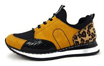 Rieker Damenschuhe Halbschuhe Slipper Sneaker Gelb Freizeit