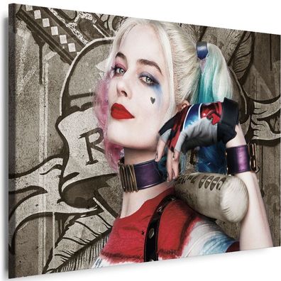 Bilder Leinwand Harley Quinn Joker Film Wandbilder XXL Top