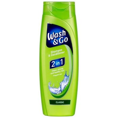 Wash & Go - Classic 2in1 Shampoo & Conditioner 400ml