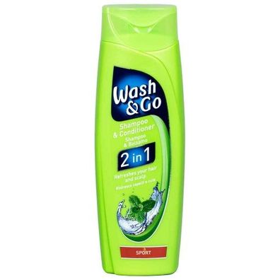 Wash & Go - Sport 2in1 Shampoo & Conditioner 200ml