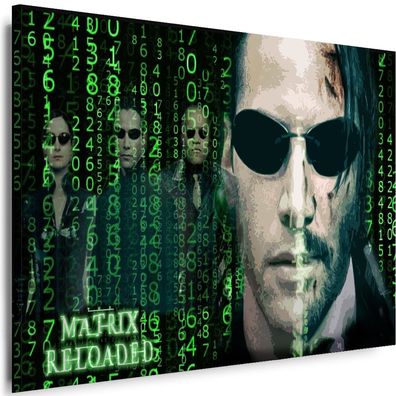 BILDER Leinwand Matrix Film K Reeves Wandbilder Myartstyle Top