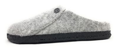 Birkenstock Zermatt Rivet Damenschuhe Hausschuhe Pantolette Grau Freizeit