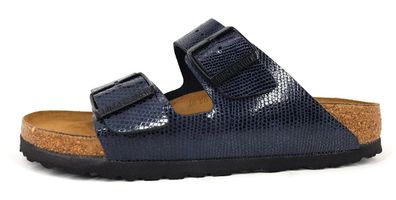 Birkenstock Arizona Damenschuhe Hausschuhe Pantolette Blau Freizeit