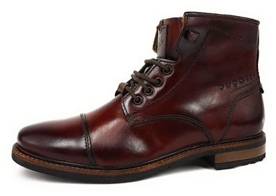 Bugatti Marcello Herrenschuhe Stiefel Schnürer Stiefelette Braun Freizeit