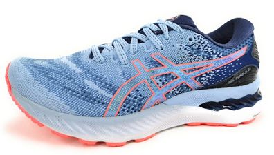 Asics Nimbus 23 Sportschuhe Damen Trainingsschuhe Laufschuh Blau Freizeit