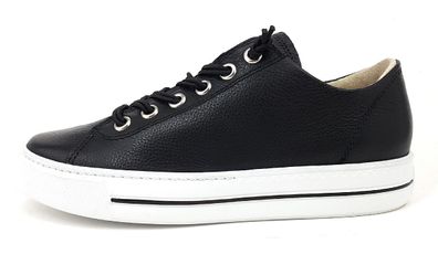 Paul Green Damenschuhe Schnürschuhe Sportive Sneaker Schwarz Freizeit