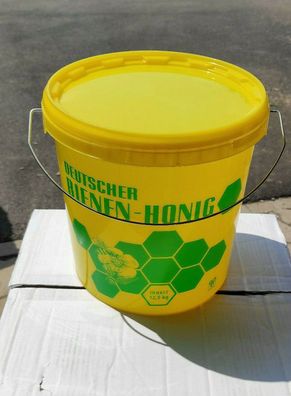 Abfülleimer Honigeimer 12,5kg gelb m. Quetschhahn Imker Imkerei Honig