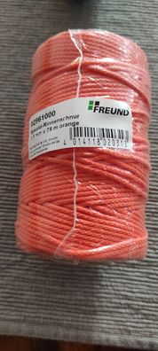 0,29€/ m)Freund Spezial Rinnenschnur 75m orange Dachdecker Dachrinne 02961000