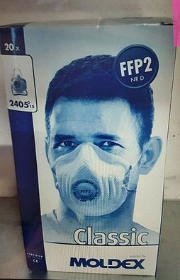 Moldex FFP 2 Maske NR D 2405 Atemschutzmaske Staubschutzmaske NEU
