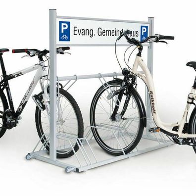 Fahrradständer Werbe-Fahrradständer Security Station mit 6 Einstellplätzen
