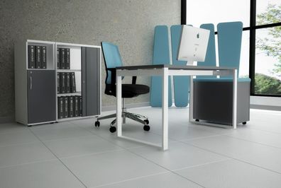 Schreibtisch OGI Q, 100-200 x 60-80 x 74 cm