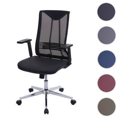 Bürostuhl HWC-J53, Drehstuhl Schreibtischstuhl, ergonomisch Kunstleder