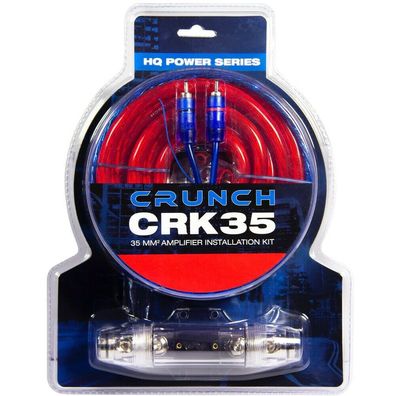 Crunch CRK35 35mm² Kabel Set CarHifi Auto Kabel Satz für Endstufe Verstärker Amp