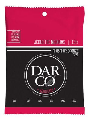 Martin Darco D230 - medium (013-056) - Phosphor Bronze - Saiten für Westerngitarre