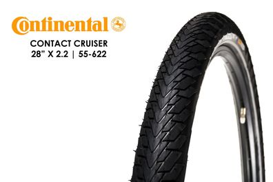 28 Zoll Continental Contact Cruiser Fahrrad Reifen 28x2,2 Mantel 55-622 Tire E25 ...
