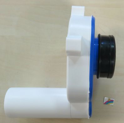 Urinal-Absaugesifon, Sifon für Urinale Abgangsrohr waagrecht DN 50 mm NEU