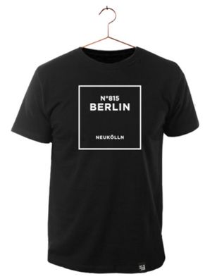 Dit is Balin, T-Shirt, No.815, Berlin, Neukölln, Unisex, Schwarz